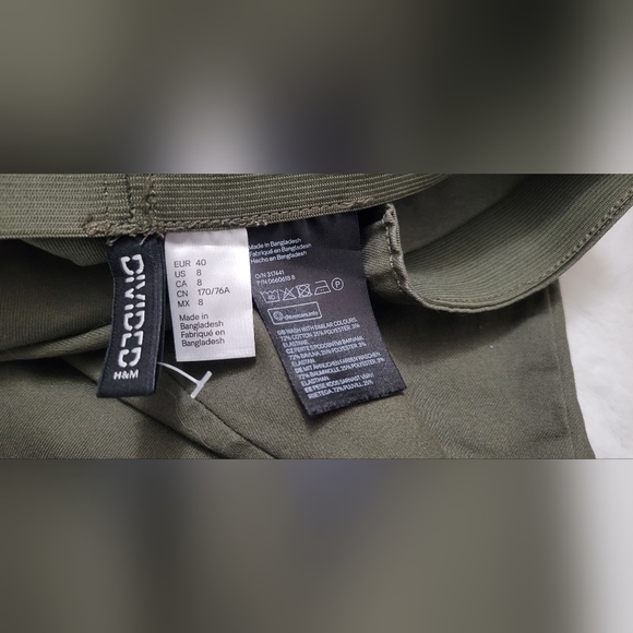 NWOT Forever 21 & H&M side zip pants - Picture 3 of 6